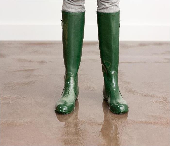 boots in standing water